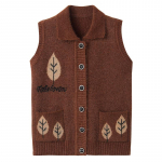 Keskealiste ja eakate naiste kevade ja s&uuml;gise kootud vest, temperament, elegantsed eakate riided XL