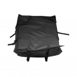 600D pol&uuml;esterkangas Veekindel ja tolmukindel Katuse Pagasikott Maasturi Katuse Reisimise Hoiukott Vastupidav Suure mahutavusega Hoiukott must