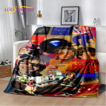 Joe Keery Steve Harrington Pehme Pl&uuml;&uuml;sist Tekk, Flanellist Tekk Visketekk Elutoa Magamistoa Voodi Diivani Pikniku Katteks Lastele 50x60in