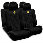 Housses de si&egrave;ge - MOMO - Set Complet 11 pi&egrave;ces - Noir - Universelles - Compatible airbag must