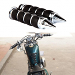 Universaalsed 7/8'' 22 mm juhtraua k&auml;epidemed Honda Yamaha Suzuki Kawasaki Ninja 250 500 ZX6 ZX7 ZX9 ZX10 mootorrattale