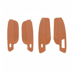 ainult LHD 4Doors mikrokiust nahast ukse k&auml;etoe kate VW Golf 7 2014 2015 2016 2017 2018 auto ukse k&auml;etoe paneeli kate pruun