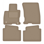 Dywaniki samochodowe welurowe do: Ford Escape MK4 SUV (2019-) beżowe