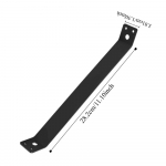 Tugev metallist tugiklamber 45&deg; Paksenenud tugevdusvarras Stabiliseerimine Vastupidav konstruktsioon Nurgaklamber Varikatuse raam 8 inch