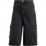 Adidas Originals Adilenium Denim Capri L&uuml;hikesed P&uuml;ksid Naiste L&uuml;hikesed P&uuml;ksid Mustad JM9283 24