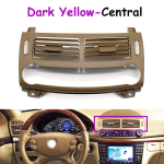 LHD RHD Esiarmatuurlaua konditsioneeri &otilde;hutusava resti kattepaneel Mercedes Benz E-klassi W211 2003-2008 E200 E230 E260 jaoks Stoneyellow-Right gray