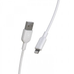 MUVIT FOR CHANGE C&acirc;ble USB A / Lightning MFi - 1.2 m - Blanc valge