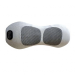 Nimmepiirkonna tugipadi s&uuml;vakudede massaažiseadmega, k&uuml;tte- ja vibratsioonifunktsiooniga, m&auml;luvahust padi reisimiseks, koduseks ja kontorikasutuseks helehall v&auml;rv