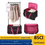 Suur tantsukost&uuml;&uuml;mi kott riputustoe ja teleskoopk&auml;epidemega tumehall v&auml;rv