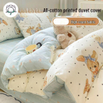 G5Z K&otilde;ik-puuvillane pehme ja nahas&otilde;bralik voodipesukomplekt - Sisaldab tekikotti, linu ja padjap&uuml;&uuml;re &uuml;hiselamute jaoks 0.9m Sheet, 3-Piece, Duvet 150x200