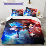 Sinine siilimustriga voodipesu tekikott ja padjap&uuml;&uuml;rid Kodu kaunistus Kingitus (1 * tekikott + 2 * padjap&uuml;&uuml;ri, ilma s&uuml;damikuta) 135x200cm