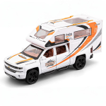 1/32 Chevrolet Blazer Chalet Matkaauto Maastur Sulamist Valatud Mudel Heli Valgus Uksed Avanevad M&auml;nguasjad Puhkusekingitused S&otilde;pradele Vitriin gray