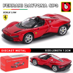 Bburago 1: 64 Ferrari seeria Mitu valikut SP3 812 ENZO F40 F12TDF SF90 458 Auto Valatud Mudel Laste Kingitus M&auml;nguasi