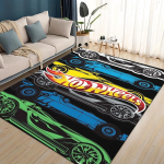 Hot Wheels 27 stiilis uus v&otilde;idus&otilde;iduauto multifilmivaip elutuppa, magamistuppa, kodu diivanikaunistuseks, laste m&auml;ngimiseks libisemiskindel p&otilde;randamatt 40x60cm( 15x23in )