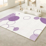 Kaasaegsed Geomeetrilised Suure Pindalaga Vaibad Elutuppa Lihtne Stiil Pehme Pestav Koduvaip Magamistuba Tatami Libisemisvastane Beebimatt Flanell 60*90cm