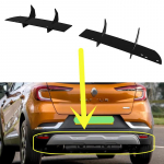 Renault Captur E-Tech Tagaspoiler 2020-2022 Mudelitele - V&auml;lisosa Auto Tarvik must