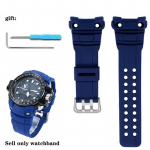 K&auml;epaelad Casio G-SHOCK GWN-1000 GWN-1000B jaoks Rihm Meeste randmele Premium PU K&auml;epael Vaik Asendus K&auml;ev&otilde;ru Special size