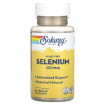 Solaray, seleen, 200 mcg, 90 k&ouml;&ouml;giviljakapslit