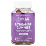 BrainMD, L-teaniini kummikommid, Marja, Vegan, 60 kummikommi (100 mg per kummikommi)