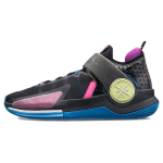 Li Ning Wade Fission 7 Cushioning Abrasion Resistant Rebound Low top Basketball Shoes Men's Pink Black ABPR025-4 41 black