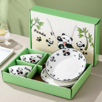 Panda keraamiline lauan&otilde;ude kinkekomplekt