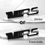 Metallist Autokleebised VRS Logo Octavia 2 3 Kamiq Kodiaq Karoq RS Superb Fabia Rapid Favorit VRS Embleem M&auml;rk Tarvikud Grille