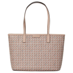 Tory Burch &Uuml;leni Vintaažne Lilleline Muster Kaetud L&otilde;uendist T&otilde;mblukuga Kotti Naiste T&otilde;mblukuga Kotti Virsikuroosa 147748-650 Basic Set (Bag+Dust Bag)