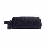 Coach Reisiset 21 T&otilde;mblukuga Kogu Pind Reljeefne Kivitahvli Nahast Rahakott Naiste rahakott Must CQ182-DWP Gift Box Set (Basic Set+Yellow Box)