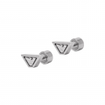 Emporio Armani Trapetsikujulised Graveeritud Kotka Logoga K&otilde;rvar&otilde;ngad Meeste K&otilde;rvar&otilde;ngad H&otilde;bedased EGS3130040 Basic Packaging-Box