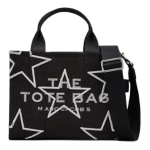 Marc Jacobs T&auml;hekujundusega T&otilde;mblukuga Kangast Ostukott &Otilde;lakott Crossbody K&auml;ekott V&auml;ike Naiste tote Must 2R4HTT019H03 Basic Set (Bag)