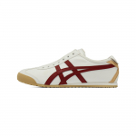 Onitsuka Tiger Mexico 66 Slip-On Moodsad Mugavad Klassikalised Mitmek&uuml;lgsed Elustiili Vabaajajalatsid Unisex tossid Off-White S&uuml;gavpunane 1183A360-131 40.5