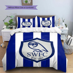 Sheffield Wednesday jalgpalliklubi logoMuster Voodipesu, Tekikott Padjap&uuml;&uuml;r Kodu S&uuml;nnip&auml;evakingitus (1 * tekikott + 2 * padjap&uuml;&uuml;ri, ilma s&uuml;damikuta) 135x200cm