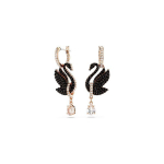 Swarovski Luige Kujuline Kuup Tsirkooniumoksiid Imitatsioon Kristall Roosa Kulla Toon K&otilde;rvar&otilde;ngad Naiste k&otilde;rvar&otilde;ngad Must 5678047 Box (Random Color)