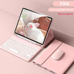 Uuele Xiaomi Redmi Pad 2 11-tollisele 2025 Bluetooth-klaviatuuriga &uuml;mbrisele Mi Redmi Pad 2 2025 jaoks Puuteklaviatuuri kate Funda English gray