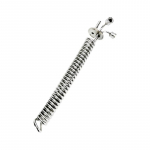 1,5 kolmeklambriga sanitaarne dephlegmaator/destillatsioonikondensaator, toru v&auml;lisl&auml;bim&otilde;&otilde;t 6 mm, pikkus 295 mm, refluks, Dimroth, roostevaba teras 304 1-1/2"