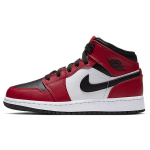 Jordan Laste Air Jordan 1 Mid Chicago Black Toe Tossud 554725-069 36