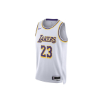 Nike Nba Los Angeles Lakers LeBron James Association Edition Swingman Dri FIT S&auml;rk DN2081-103 L white