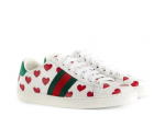Gucci Ace &ldquo;Hearts&rdquo; 676959 1XG60 9062 Naiste Valge Suurus 676959 1XG60 9062 34.5