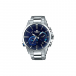 Casio CASIOEDIFICE seeria &auml;ri p&auml;ikeseenergial t&ouml;&ouml;tav klassikaline osutitega kolme silmaga viie k&auml;ega kuup&auml;eva n&auml;idik spordiks veekindel kvartsliikumine EQB-700D-2A sinine