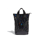 Adidas Originals BP Top 3D Prinditud Laser Isikup&auml;rane Trendikas Vabaaja Spordi Pol&uuml;uretaan Kandekott Seljakott Naiste kotid Must GN3034 Black
