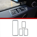 Land Rover Range Rover Sport 2014-2017 jaoks ABS Must Auto Klaasit&otilde;stuki Nupu Dekoratiivne Raam Kleebis Auto Siseosad gray