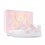Nike Air Force 1 Monster Lab, Kaksteist Lillejumalat, Virsikupuu Kulumiskindel Libisemiskindel Madal top CW2288-111(Team445-) 38.5