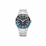 CITIZEN Series8 Series Series 8 880 GMT Series 100 meetrit veekindel Automaatne Terasest rihm 41mm sama stiil meestele ja naistele must sihverplaat NB6031-56E must