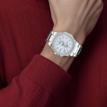 CASIO G-SHOCK seeria 100 meetrit veekindel Kvarts Terasest rihm sama stiil meestele ja naistele h&otilde;bedane sihverplaat EFR-S108DE-2A sinine
