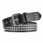 Trend Rivet Belt Heavy Metal Belt Mehed Naiste Punk &Ouml;&ouml;klubi Rock Style V&ouml;&ouml; Teksad V&ouml;&ouml; Y2K v&ouml;&ouml; Moodsad kaunistused Naiste v&ouml;&ouml;d 103cm