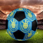Lokomotive Leipzig Sisejalgpall Pall V&auml;rviline Masin&otilde;mmeldud PVC Suurus 5 Meeskonna Treening V&otilde;istluseks Valmis Vastupidav K&otilde;rge P&otilde;rkega Lahe Spordikingitus blue