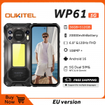 OUKITEL WP61 5G V&auml;li nutitelefon Android 16--20000mAh, 6.8 120Hz V&auml;li mobiiltelefon 36GB+512GB Mobiiltelefonid, 108MP+8MP &Ouml;&ouml;, IP68/Dual SIM 5G/NFC/GPS must