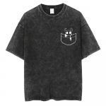 Pestud Vintage M&auml;ng Hollow Knight Tasku Graafiline T-s&auml;rk Meeste Naiste Vabaaja Naljakad T-s&auml;rgid Meeste 100% Puuvillased T-s&auml;rgid S