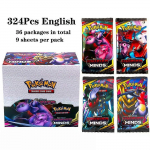 324 tk Pokemon TCG: Sword & Shield-Fusion Strike Boosterite n&auml;idiskarp (36 pakki) Lauam&auml;ngukaart SAATUSLIKUD RIVAALID T&auml;hekroon Blue