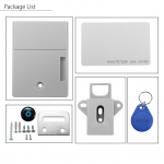 Aku IC-kaardi andur kapisahtel Intelligentne SmartLock DIY n&auml;htamatu peidetud digitaalne lukk ilma perforeeritud auguta h&otilde;be